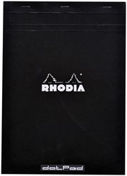 Schrijfblok Rhodia A4 dots 80 vel 80gr zwart