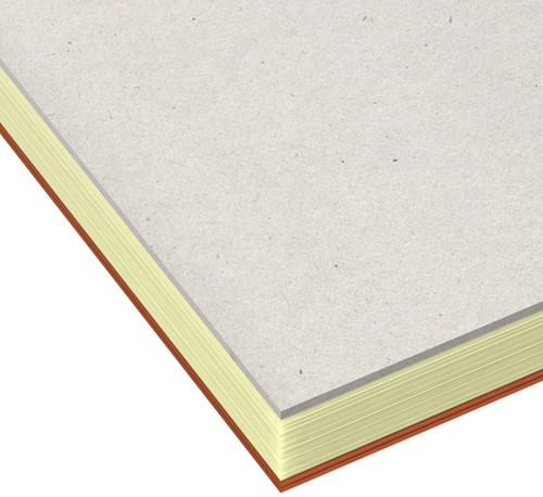 Cursusblok Oxford Orange Notepad A4+ lijn 4-gaats 160 pagina's 80gr oranje-4