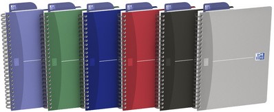 Spiraalblok Oxford Essentials A5 lijn 180 pagina's 80gr assorti-3