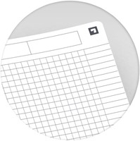 Spiraalblok Oxford Urban Mix A5 ruit 5x5mm 180 pagina's assorti-1