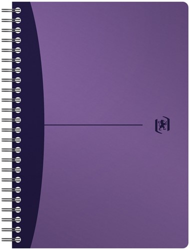 Spiraalblok Oxford Urban Mix A5 ruit 5x5mm 180 pagina's assorti-5