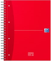 Collegeblok Oxford Office Essentials Europeanbook A4+ 4-gaats 120 pagina's assorti-5