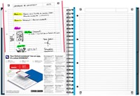 Collegeblok Oxford Office Essentials Europeanbook A4+ 4-gaats 120 pagina's assorti-9