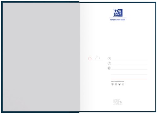 Notitieboek Oxford Office Essentials A5 96vel lijn assorti-5