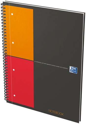 Spiraalblok Oxford International Notebook A4+ ruit 5mm