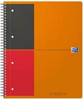 Spiraalblok Oxford International Activebook A4+ 160 pagina's lijn