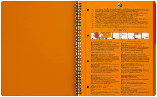Spiraalblok Oxford International Activebook A4+ 160 pagina's lijn-3