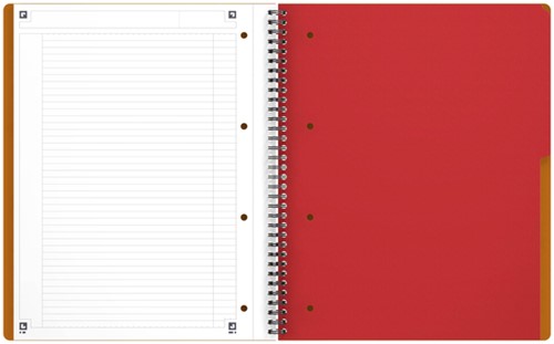Spiraalblok Oxford International Activebook A4+ 160 pagina's lijn-4