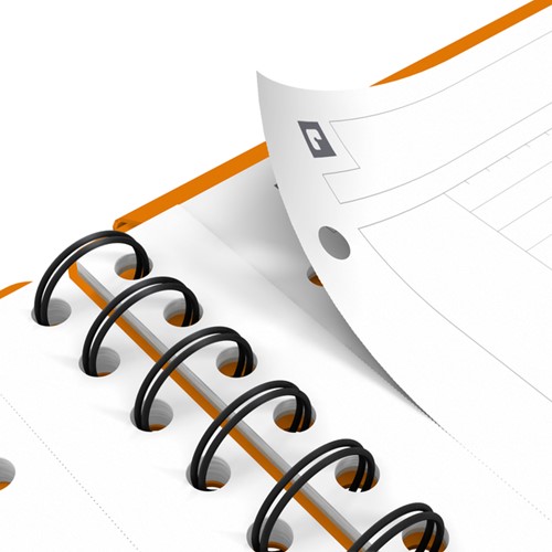 Spiraalblok Oxford International Meetingbook A4+ 160 pagina's lijn-3