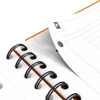 Spiraalblok Oxford International Organiserbook A4+ 160 pagina's lijn-1