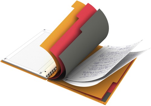 Spiraalblok Oxford International Organiserbook A4+ 160 pagina's lijn-6