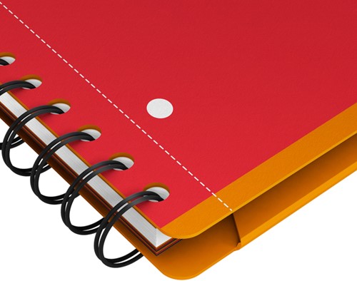 Spiraalblok Oxford International Organiserbook A4+ 160 pagina's lijn-8