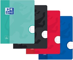 Schrift Oxford School A5 lijn 72 pagina's 80gr assorti