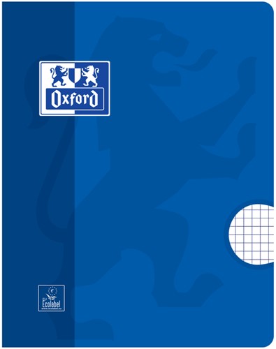 Schrift Oxford School A5 ruit 5x5mm 72 pagina's 80gr assorti-2