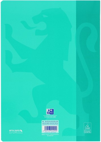 Schrift Oxford School A4 lijn 72 pagina's 80gr assorti-2