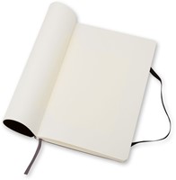 Notitieboek Moleskine large 130x210mm blanco soft cover zwart-3