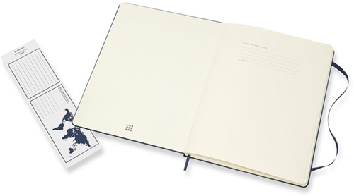 Notitieboek Moleskine XL 190x250mm lijn hard cover sapphire blue-2