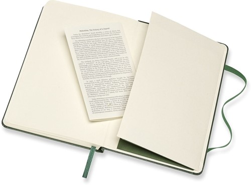 Notitieboek Moleskine XL 190x250mm lijn hard cover myrtle green-1