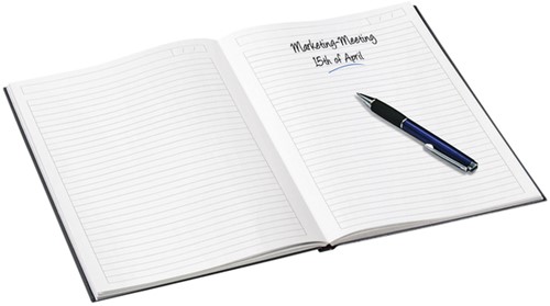 Notitieboek Leitz WOW A5 lijn zwart-2