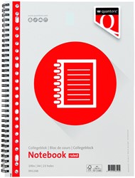 Collegeblok Quantore A4 lijn 23-gaats 200 pagina's 70gr