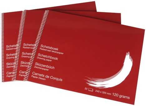 Schetsboek Papyrus 240x320mm 120gr 32 vel-2