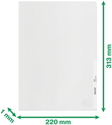 Insteekmap L-model Leitz Recycle A4 0.10mm PP transparant  25 stuks-6