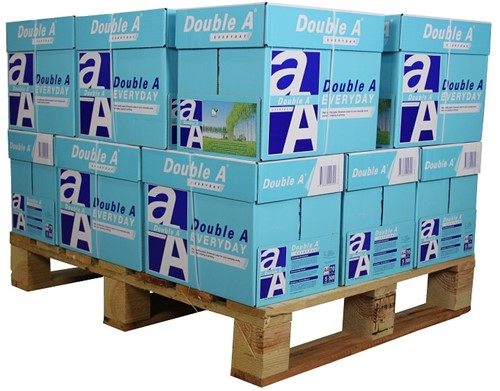 Kopieerpapier Double A A4 70 gram pallet 100 pakken