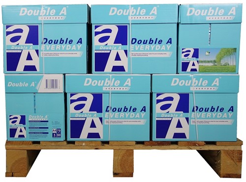 Kopieerpapier Double A A4 70 gram pallet 100 pakken-2
