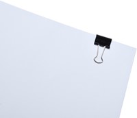 Papierklem MAUL 215 foldback 16mm capaciteit 5mm zwart 12 stuks-3