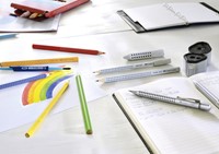 Puntenslijper Faber-Castell 2001 trio grip zilver-9