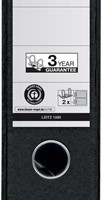 Ordner Leitz 1092 giro-bank met dubbele mechaniek 75mm karton A4 zwart-5