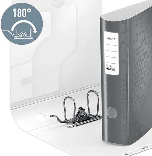 Ordner Leitz WOW active 180° 80mm PP A4 blauw-1