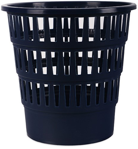 Afvalbak, gaas, 16 L, donkerblauw