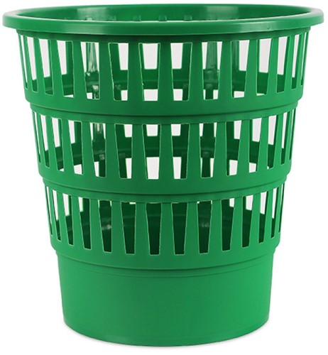 Afvalbak, gaas, 16 L, groen