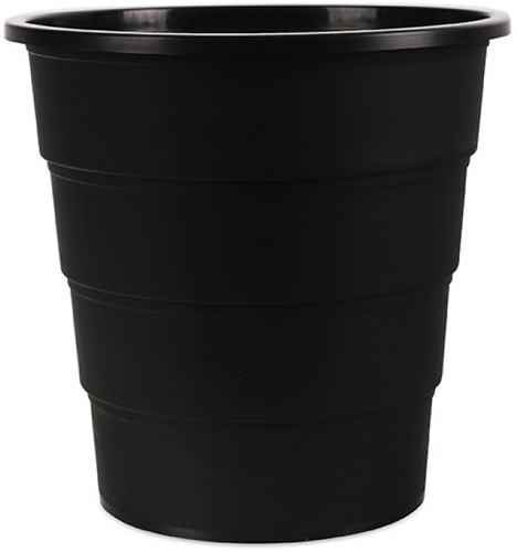 Afvalbak, emmer, 16 L, zwart