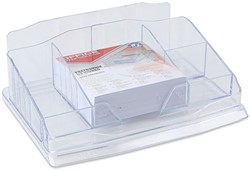 Kunststof bureau-organizer, transparant