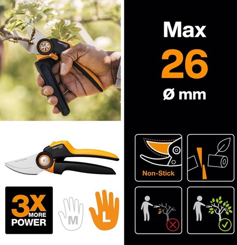 Fiskars PowerGear™Snoeischaar Bypass Takkenschaar - Maat L-3