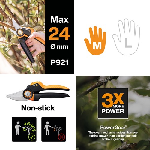 Fiskars PowerGear™Snoeischaar Bypass Takkenschaar - Maat M-3