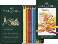 Kleurpotloden Polychromos 3,8mm, etui à 12 stuks