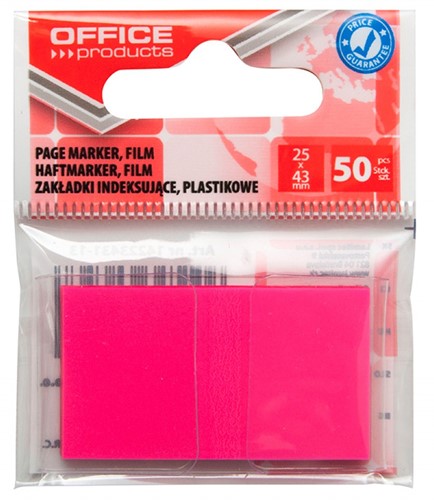 Indextabs 25mmx43mm, 50 stuks, roze