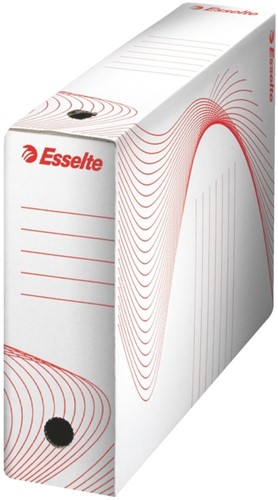 Archiefdoos Esselte standaard 100mm 352x250 wit-2