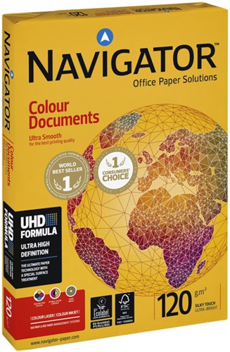 Kopieerpapier Navigator Colour Documents A3 120gr wit 500 vel-2