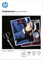 Fotopapier laser HP 7MV80A, A4 200 gram, mat wit, 150 vel-2