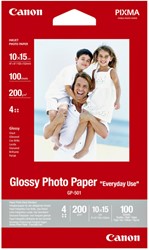 Inkjetpapier Canon GP-501, 10x15cm 200 gram, glans, 100 vel
