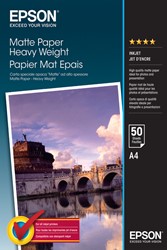 Inkjetpapier Epson S041256, A4 167 gram, mat, 50 vel