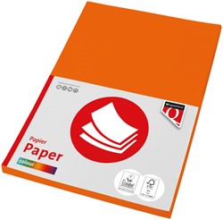 Kopieerpapier Quantore Colour A4 80gr oranje 100 vel