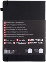 Schetsboek Sakura 80 zwarte vellen 140gr 210x297mm zwart-2