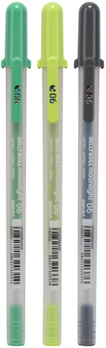 Gelschrijver Sakura Gelly Roll Moonlight 06 botanic set à 3 kleuren