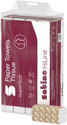 Handdoek Satino PT2 HiLine w-vouw 2-laags 206x320mm 25x120 vel wit 276600