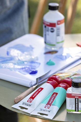 Acrylverf Talens Art Creation 105 titaanwit tube à 75ml-1